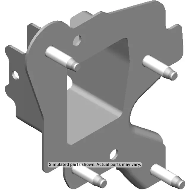 Rear Driver Side Bumper Impact Bar Anchor Plate