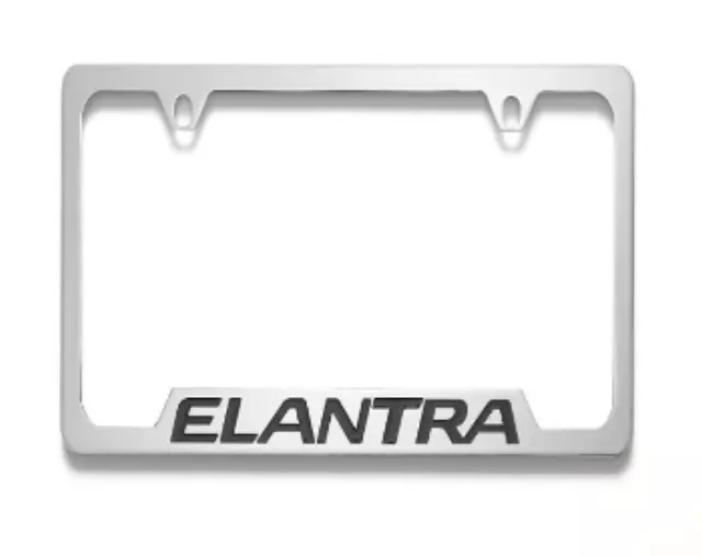 License Plate Frame, Thick Frame Elantra Logo