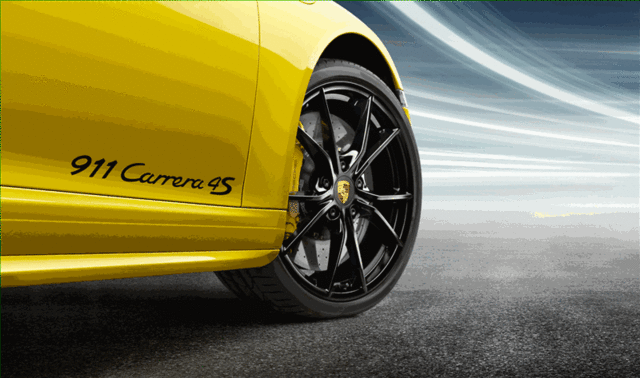 2017-2018 Porsche 911 - Model Designation On Doors - Silver