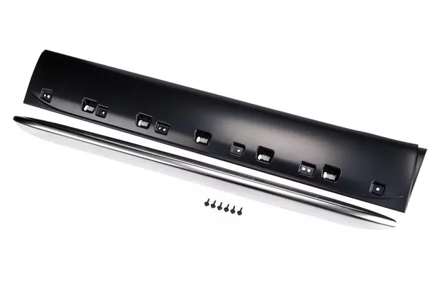 Primed Front Driver Side Door Lower Molding with Bolts