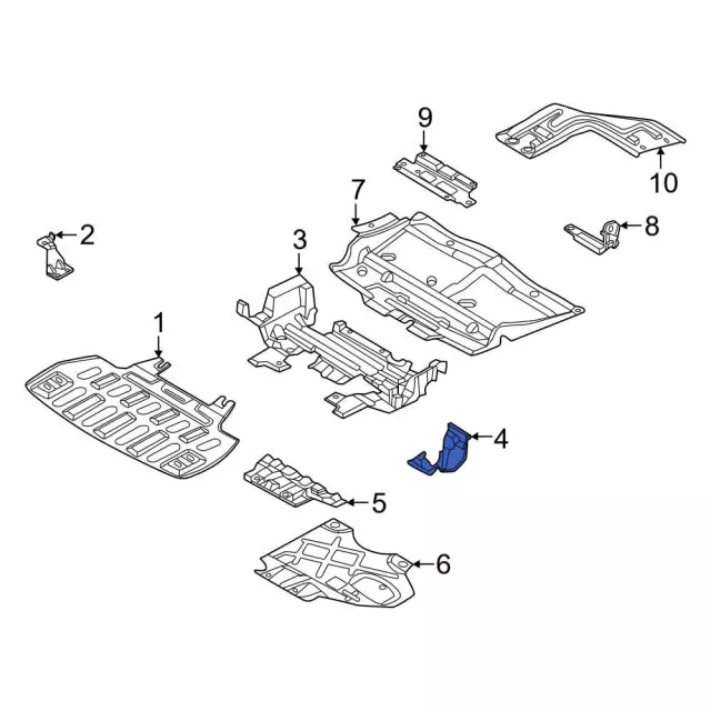 Floor Pan Splash Shield