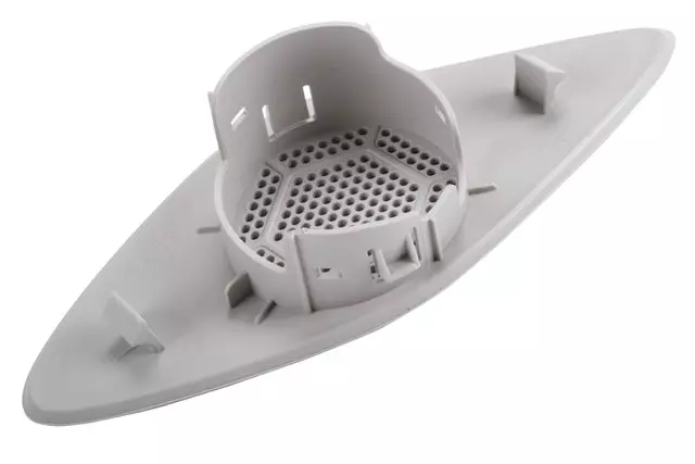 Gray Driver Side A-Pillar Trim Panel Speaker Grille