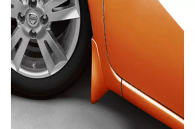 2018-2019 Nissan Versa Splash Guards - Rear Set - Monarch Orange