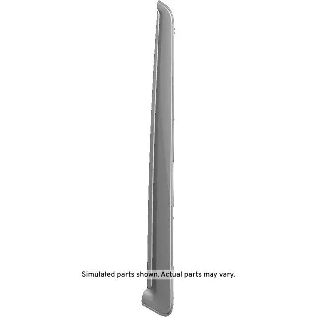 Black Driver Side Body Side Rear Molding