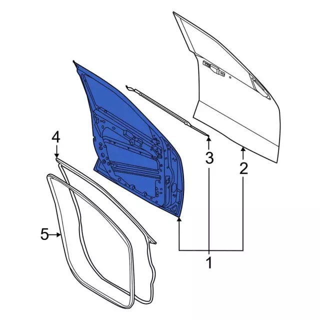 2025 Ford Maverick Door Shell SZ6Z-2624631-A | OEM Parts Online