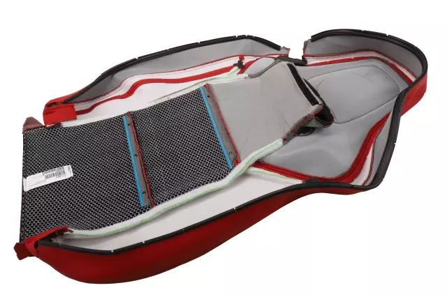 Red Driver Seat Back Cover