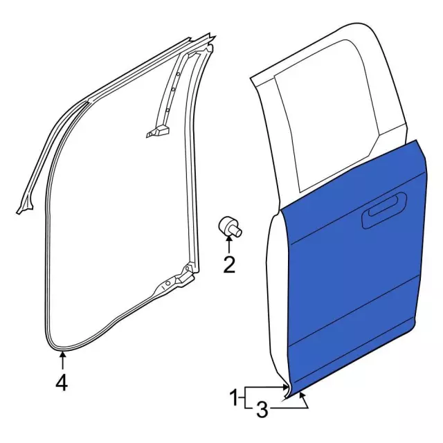 【中古】 フォア文庫　リア友トラブル 2015-2022 Ford Outer Panel FL3Z-1620200-A | OEM Parts Online