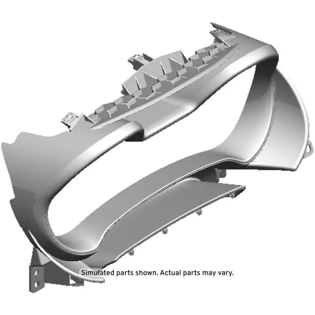 Jet Black Instrument Panel Cluster Trim Plate