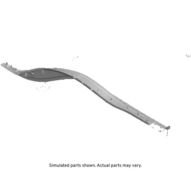 Driver Side Rear Compartment Panel Longitudinal Rail