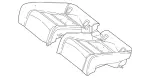 Padding, Rear Seat Cushion