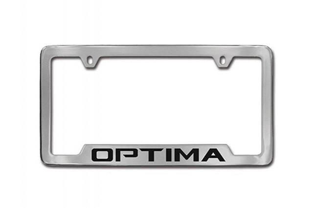 License Plate Frame - Lower Logo - Chrome