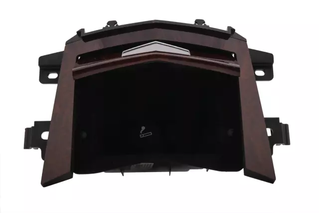 Nautic Gray and Red Brilliant Metallic Instrument Panel Center Compartment