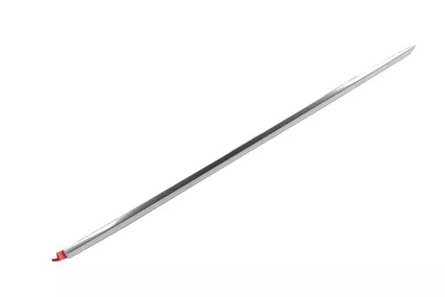 Medium Variegated Chrome Rear Driver Side Door Molding