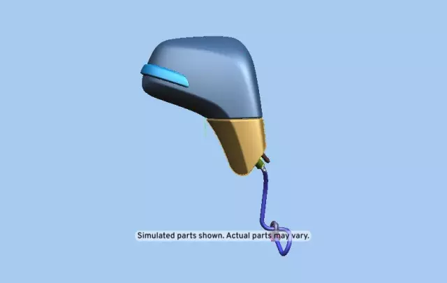 Primed Passenger Side Mirror