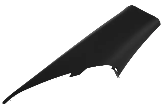 Jet Black Driver Side Body Side Rear Window Garnish Molding