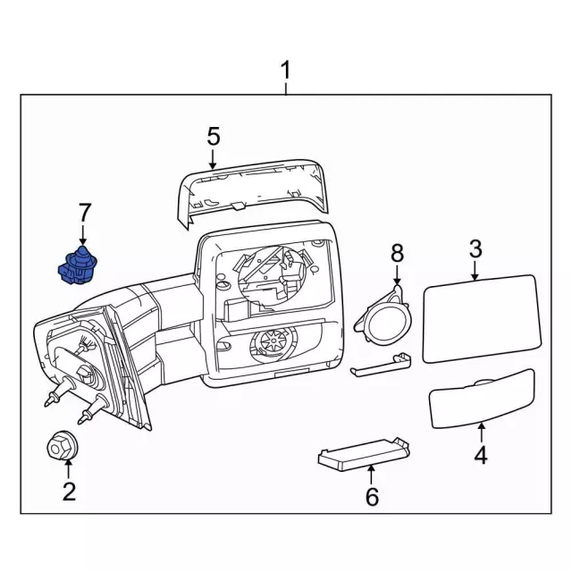 Puddle Lamp JU5Z-13B374-A | OEM Parts Online