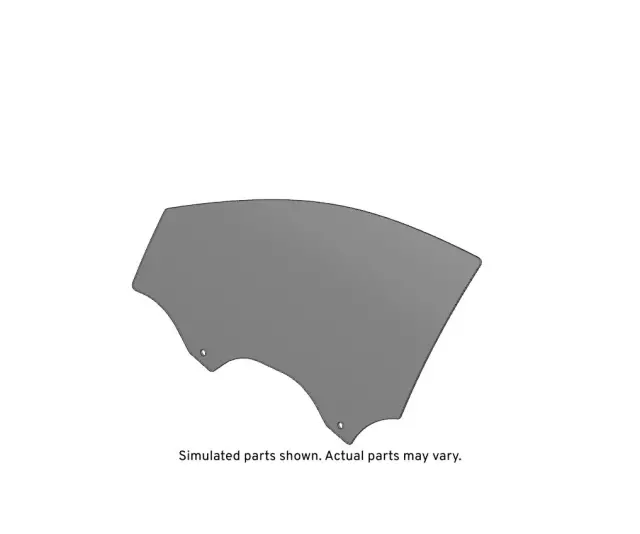 Front Driver Side Door Window