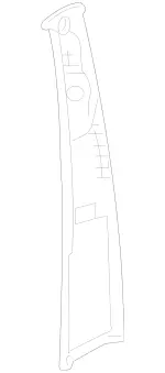 Upper Center Pillar Trim