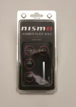NISMO LICENSE PLATE BOLT SET-RED