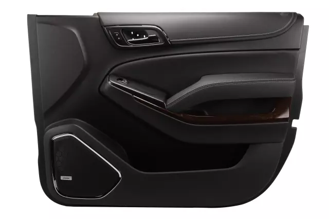 Black Front Passenger Side Door Interior Trim Panel