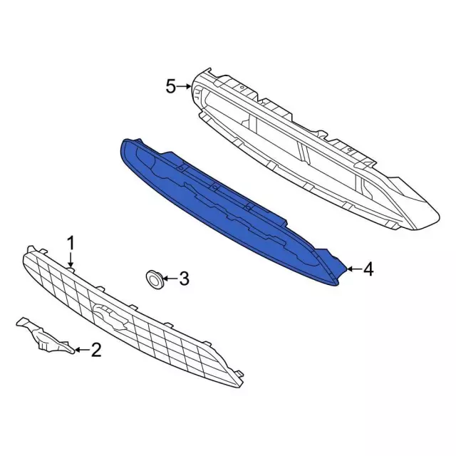 2013-2014 Ford Mustang Grille Molding DR3Z-8419-AA | OEM Parts Online