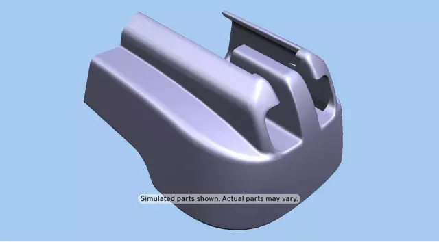 Jet Black Front Seat Outer Recliner Finish Cover