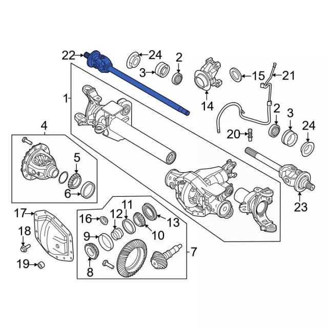 pc3z3219a - Ford Drive Axle Shaft | Levittown Ford Parts