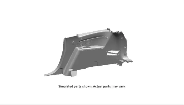 Titanium Passenger Side Quarter Lower Rear Trim Panel