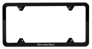 Slimline Frame W/Mb Etch - Black Powder Coat