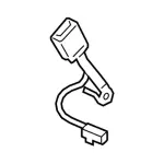 2018-2020 Ford Center Buckle