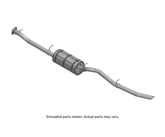 Exhaust Muffler with Exhaust Pipe