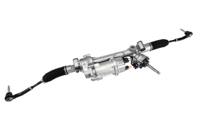 Electric Belt Drive Rack and Pinion Steering Gear Assembly with Tie Rods