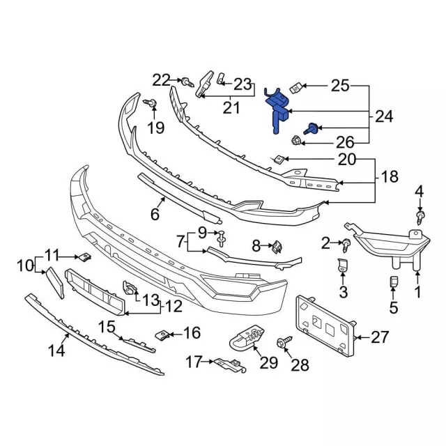 ML3Z-17F804-B - Air Duct 2021-2025 Ford F-150 | Ford Parts Direct