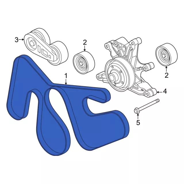 lc3z8620g - Ford Serpentine Belt | Levittown Ford Parts