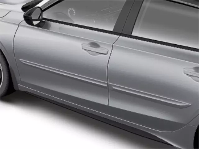 Body Side Moldings - Lunar Silver Metallic