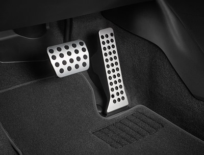 ZHHRHC Aluminium Alloy Car Pedal Rest Pedal Acceleration Pedal Auto Parts Brake Pedal,Fit for Mazda 3 Mazda3 M3 Hatchback 2006-2012