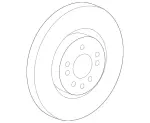 1991-2025 Mercedes-Benz - Brake Disc, Vented