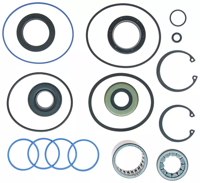 Steering Gear Pinion Shaft Seal Kit with Bearing, Seals, and Snap Ring