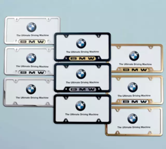 License Plate Frame Finishing Caps, Set Of 4