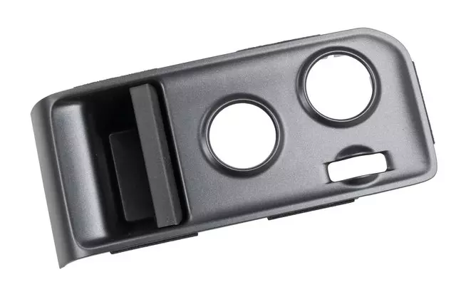 Black Carbon Metallic Driver Side Instrument Panel Center Trim Plate Applique