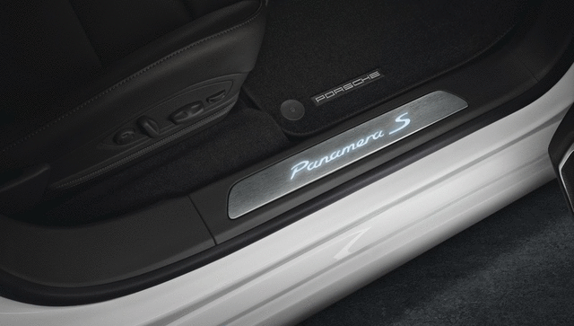 2016 Porsche Panamera - Door Entry Guards In Brushed Aluminum