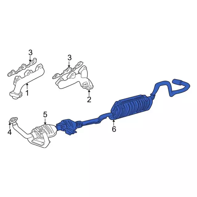 7L5Z-5230-F - Exhaust Muffler - 2004-2011 Ford Ranger | Eastgate