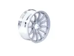 Aluminum Wheel, Front Or Rear
