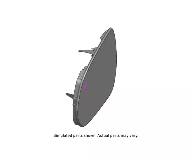 Driver Side Door Mirror Glass and Backing Plate