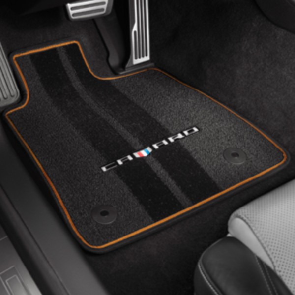 20162022 Chevrolet Camaro Floor Mats, Carpet, Camaro Logo 23283733
