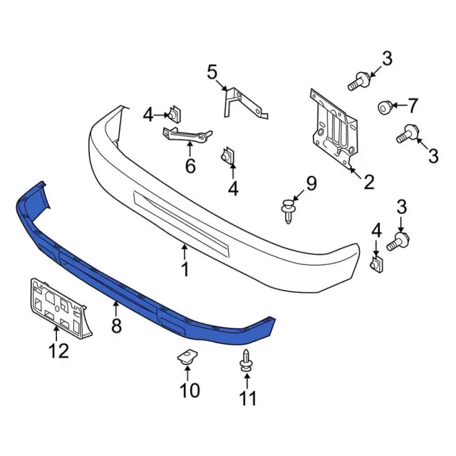 LC2Z-17626-AA Valance Panel lc2z17626aa | Fairway Ford OEM Parts