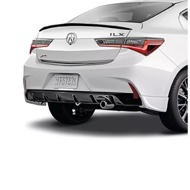 ホワイトフレア 3BOX For 2016-2018 Acura ILX Sedan 4DR Painted White Front Bumper