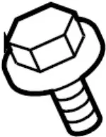 Seat Adjust Assembly Mount Bolt