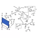 2020 Ford Auxiliary Radiator