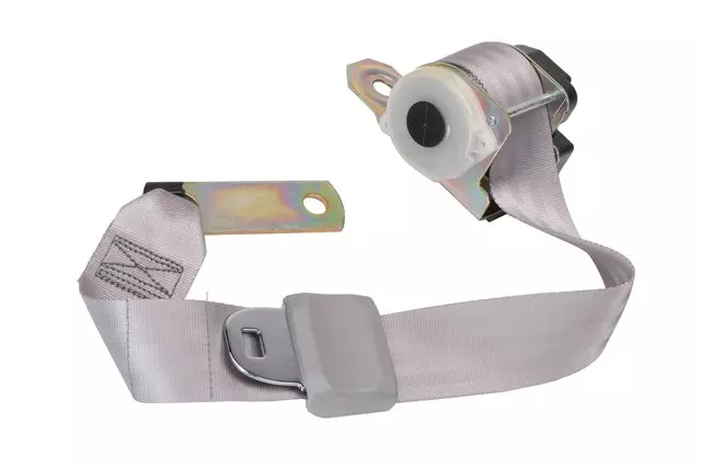 Gray Rear Seat Belt with Retractor